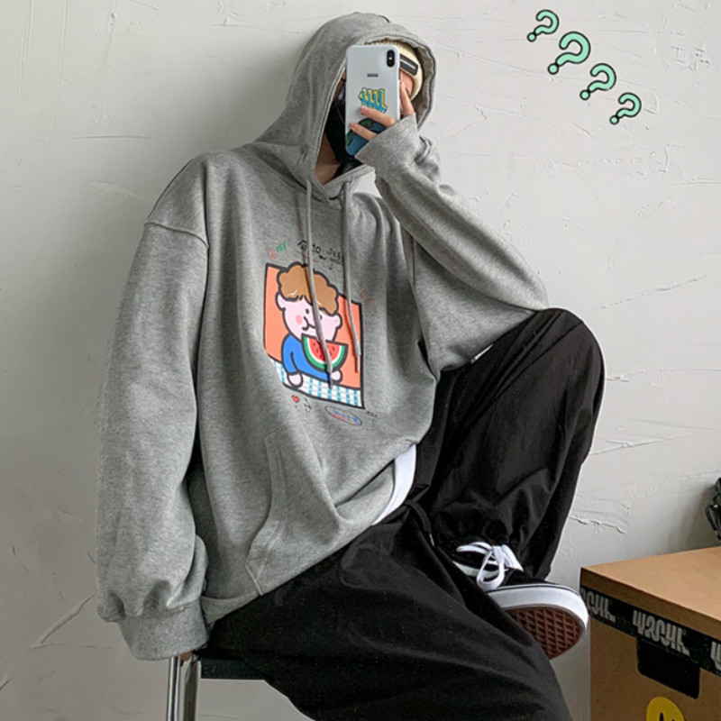 Áo Hoodies Cánh Dơi Hoạ Tiết Hoạt Hình Phong Cách Hàn Quốc | BigBuy360 - bigbuy360.vn