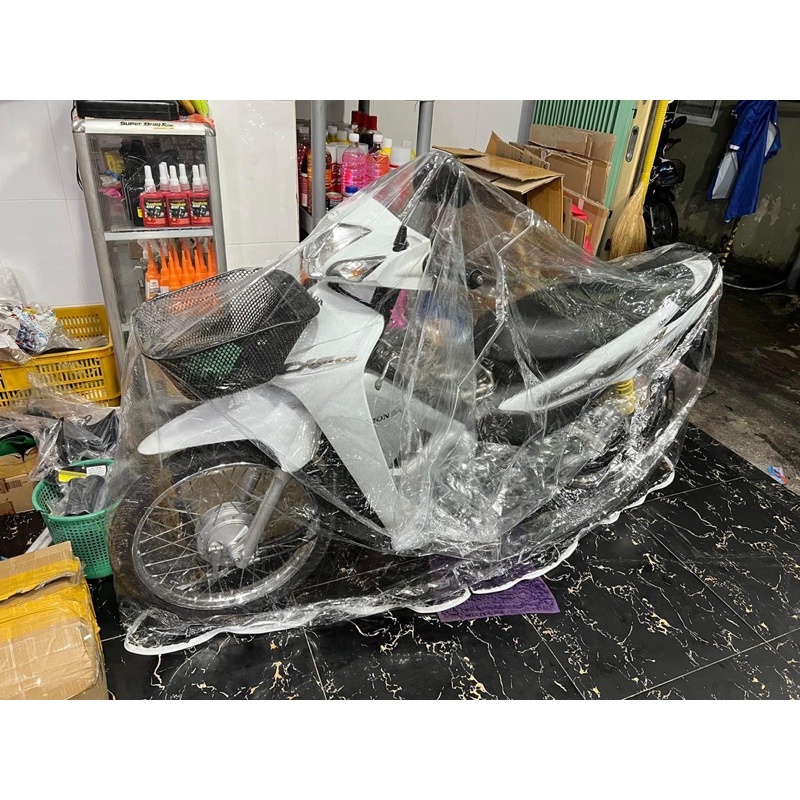 Áo Trùm Xe Trong Suốt