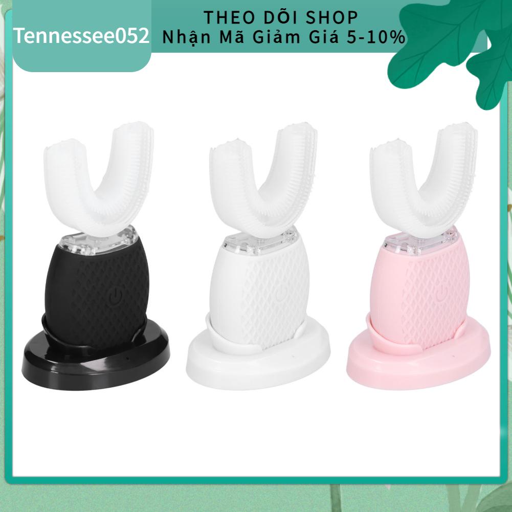 Tennessee052 Bàn chải đánh răng tự động siêu âm Làm trắng bàn điện hình chữ U 360 ° để làm
