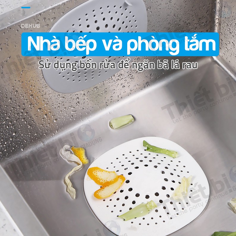 Lọc rác siicon chắn miệng cống thoát nước bồn rửa chén và nhà tắm - buyone