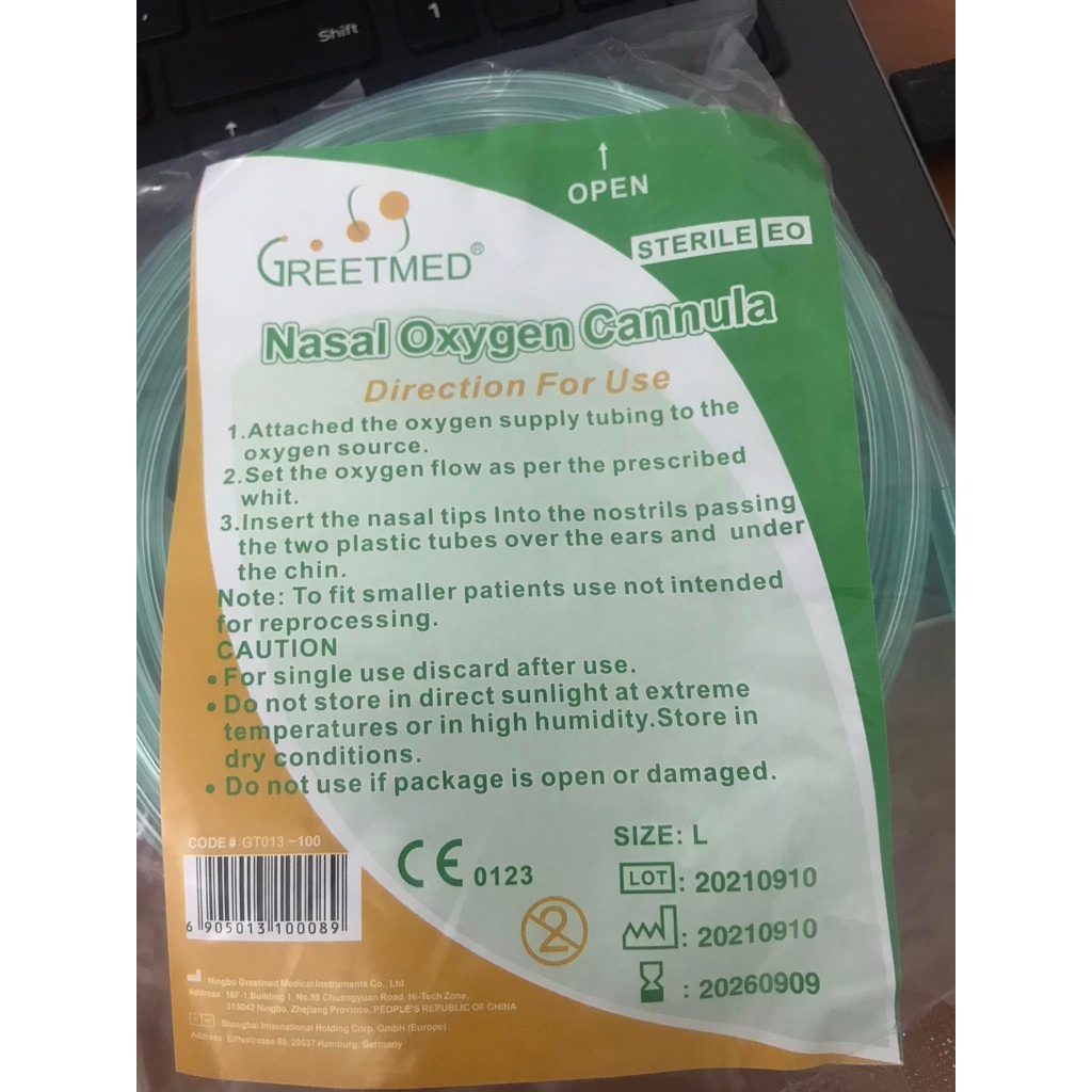 Bộ Bình Oxy Y Tế 2 Lít full Phụ Kiện