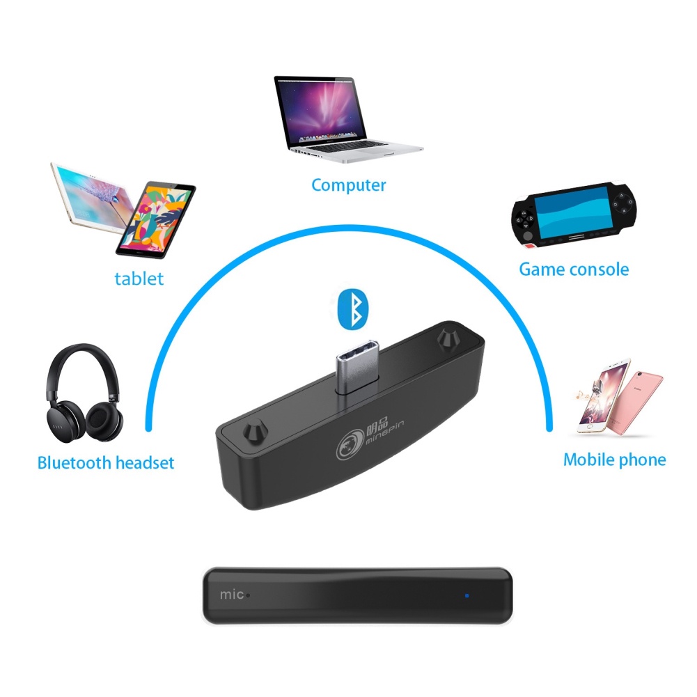 A1 Bộ Phát Usb Âm Thanh Không Dây Tương Thích Bluetooth Chơi Game Bộ Thu Âm Thanh 5.0 Tương Thích Bluetooth Tích Hợp Micrô Okase