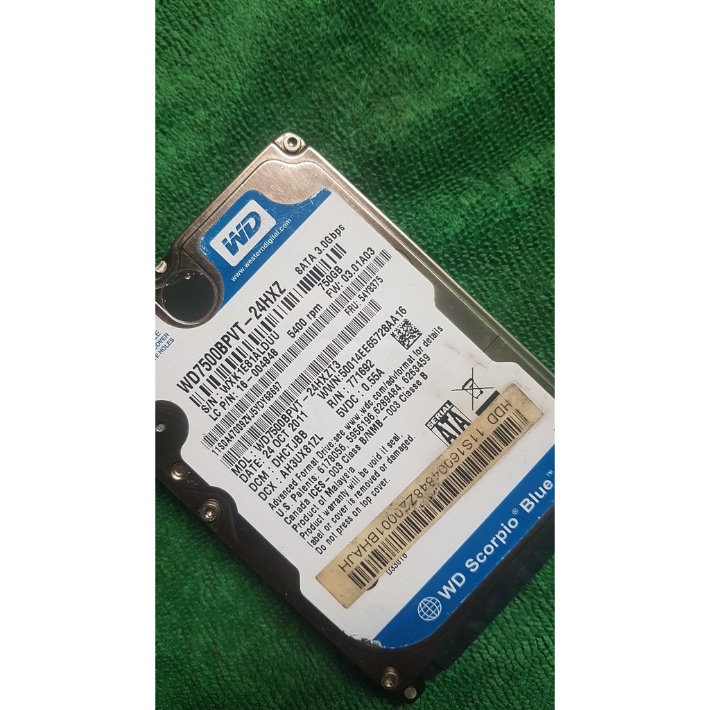 Ổ cứng laptop 750G 2.5 SATA { Bảo hành 1 tháng } | BigBuy360 - bigbuy360.vn