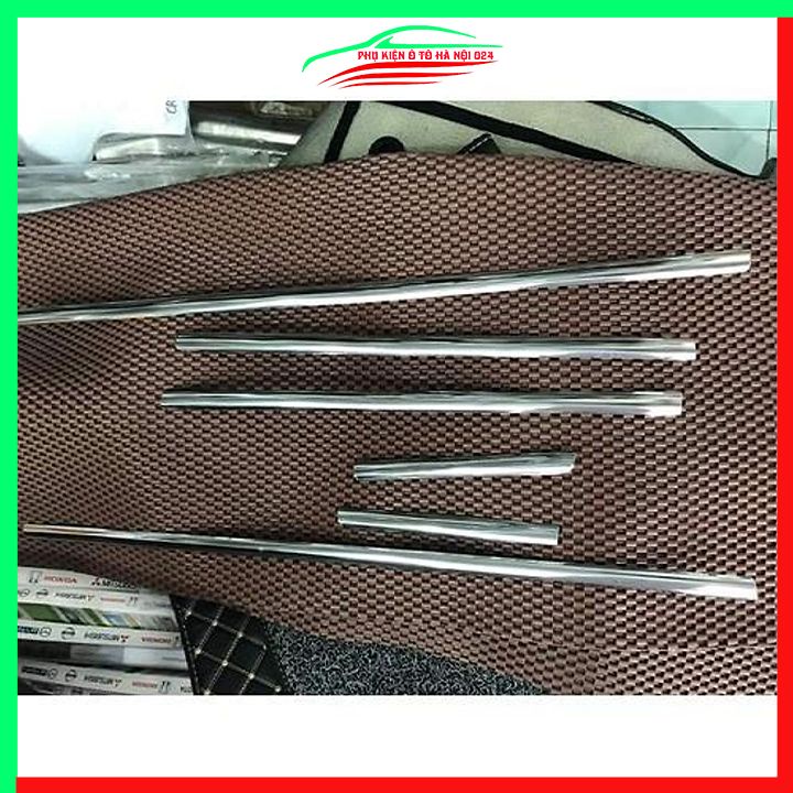 Bộ nẹp viền chân kính inox Getz Loại 6 Chi Tiết