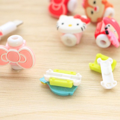 Phụ kiện bảo vệ đầu dây cáp sạc chống gãy hình Hello Kitty dễ thương