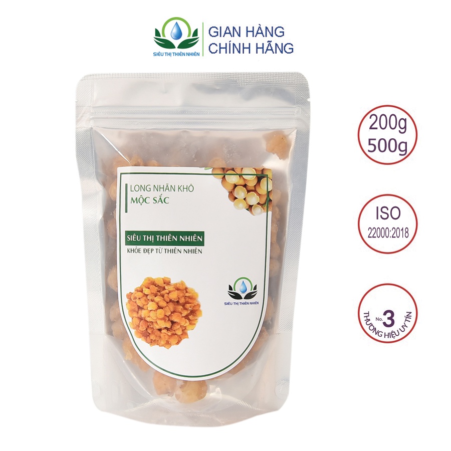 Long Nhãn Hưng Yên Sấy Dẻo Siêu Thị Thiên Nhiên, Dùng Pha Trà, Ngừa Lão Hóa, Giúp Ngủ Ngon 100g- 500g