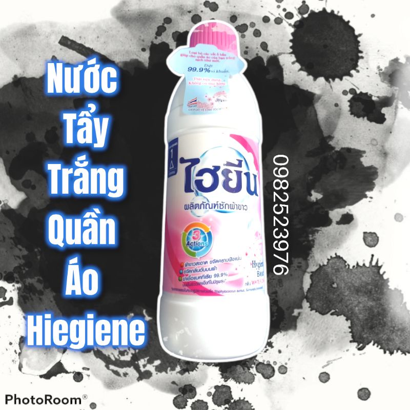 Nước Tẩy Trắng Quần Áo Không Mùi Hygiene Thái Lan