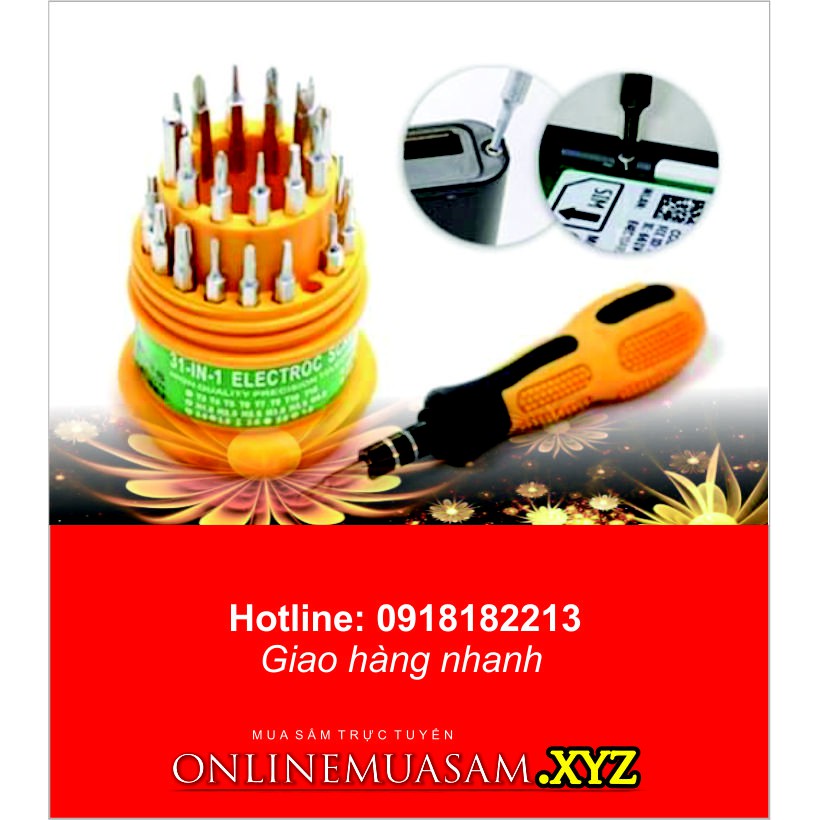 Bộ tuốc-nơ-vít đa năng 30 đầu rất đa năng