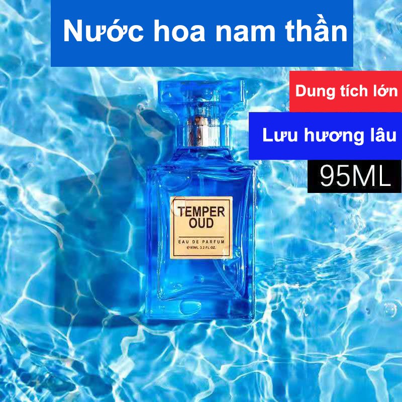 Nước Hoa Nam TEMPER OUD 95ML- Dầu Thơm Nam Lưu Hương Thơm Lâu Phong Cách Quyến Rũ Nam Tính, Tươi Mát Tự Nhiên
