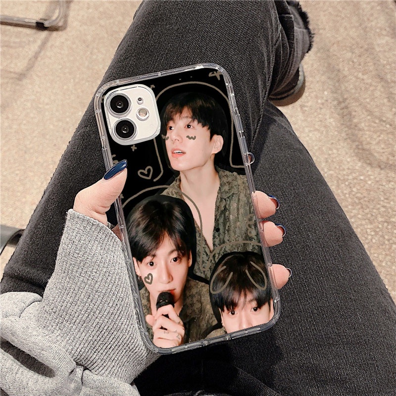 Ốp iphone Jungkook chibi cho iPhone 13ProMax 11 X XsMax Xr 7 8Plus  BLUJJK0030