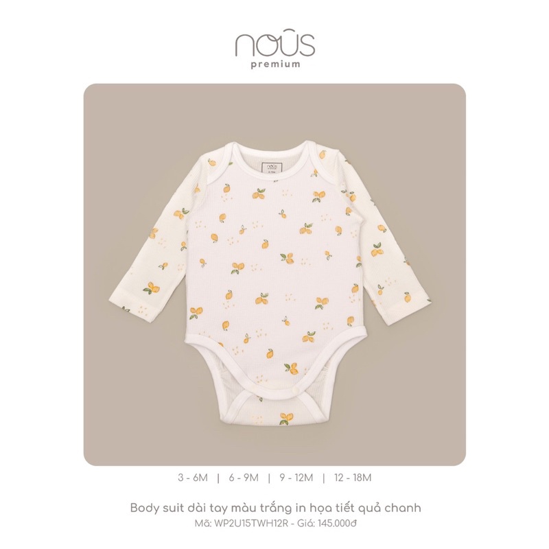 [ Nous ] body nous pettit a pettit size 0-3m, 3-6m, 6-9m