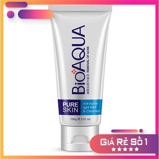 Sữa rửa mặt ngăn ngừa mụn Bioaqua Pure Skin Anti Acne Cleanser