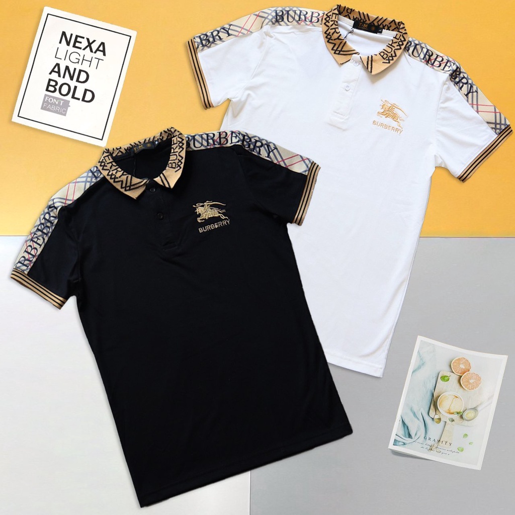ÁO THUN POLO NAM NỮ LOGO PHỐI HOẠ TIẾT CỔ ÁO CỰC CHẤT - ĐỘC ĐÁO