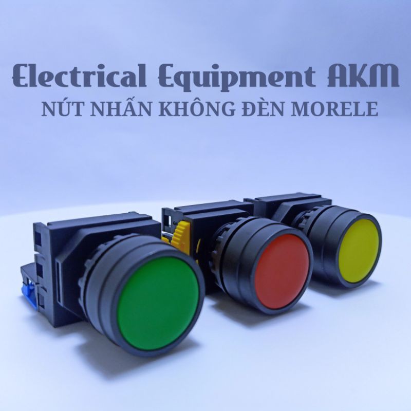 Nút Nhấn Nhả - Nút Nhấn Tự Giữ Không Đèn Phi 22 MORELE