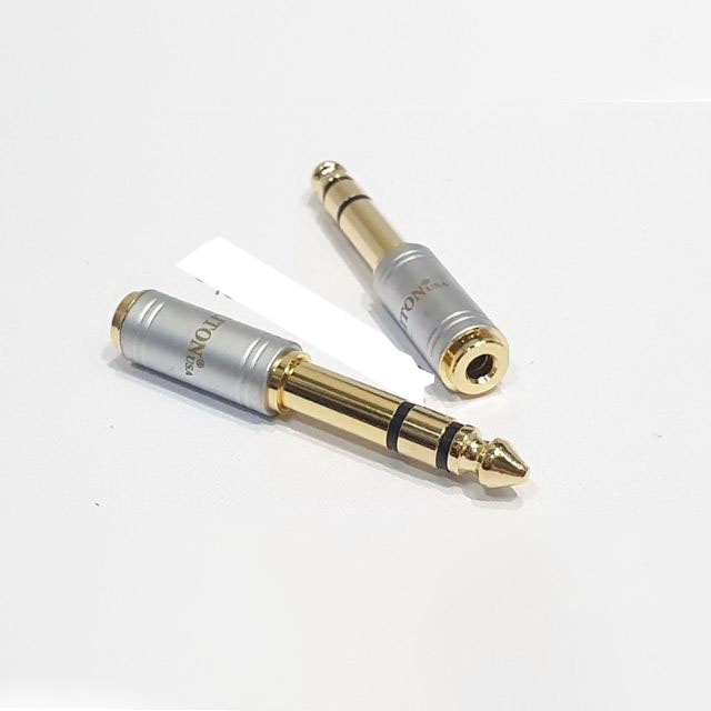 Jack chuyển âm thanh 6.5mm sang 3.5mm mạ vàng, chuyển 6 ly thanh 3.5 cho tai nghe, micro loại tốt