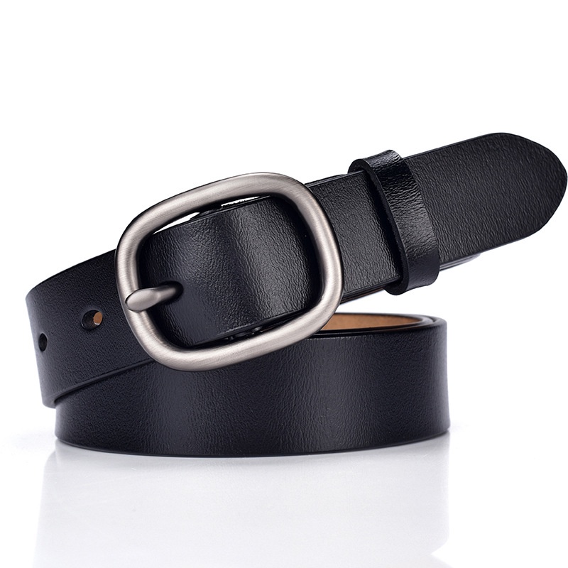 Thắt lưng nam nữ HOMME da bò, Thắt lưng kiểu dáng Hàn Quốc mặt khóa chữ nhật