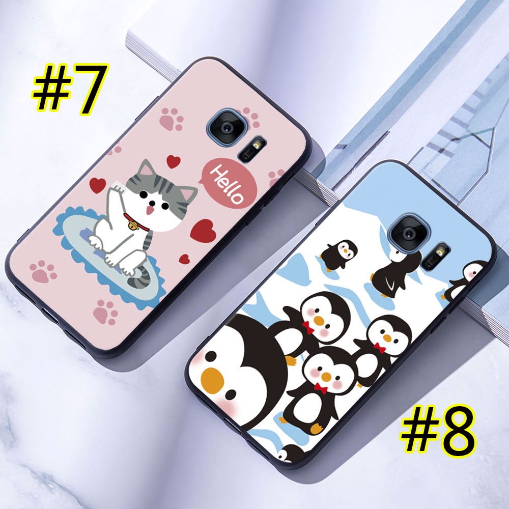 Ốp Điện Thoại Silicon In Hình Thú Cưng Đáng Yêu Cho Samsung Galaxy S7 Edge S8 S9 Plus