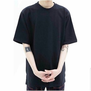 Áo Thun Đen Trơn Oversize Unisex