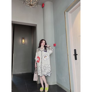 Đầm ngủ cao cấp vải lụa satin