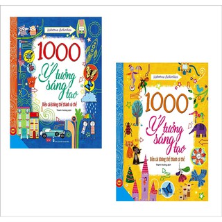 Combo 1000 ý tưởng sáng tạo 2 cuốn bìa cứng