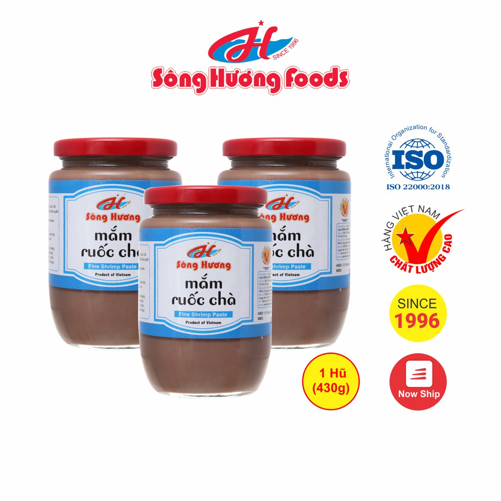 3 Hũ Mắm Ruốc Chà Sông Hương Foods Hũ 430g