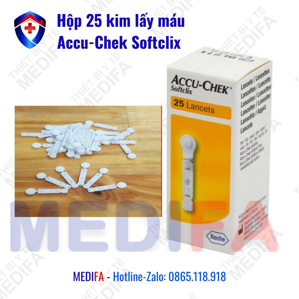 [Chính hãng, SX tại Mỹ] Hộp 25/50 que thử đường huyết Accu-Chek Instant, NK chính ngạch, tem niêm phong, nhãn phụ TV