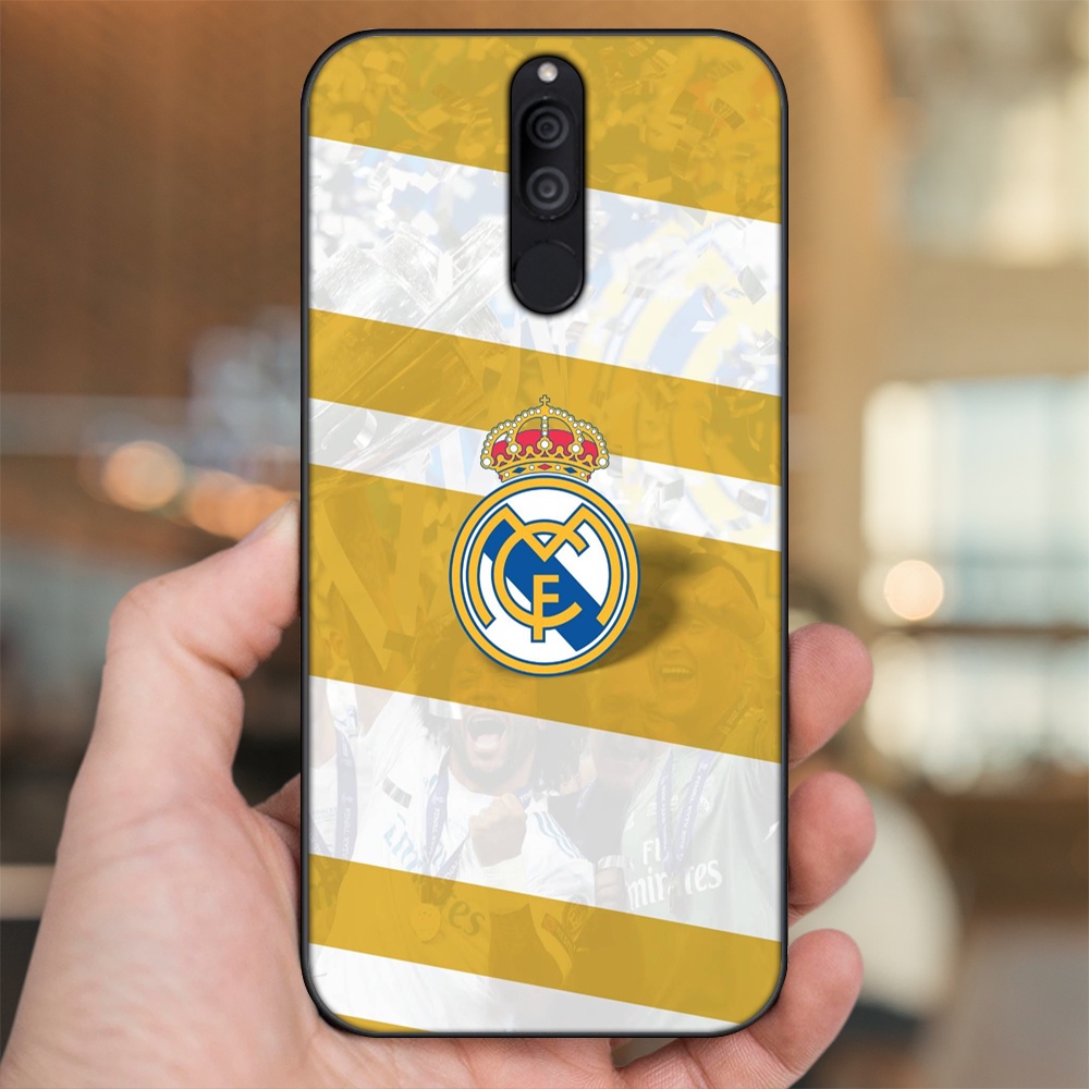 Ốp lưng Huawei Nova 2i viền đen in hình Real Madrid