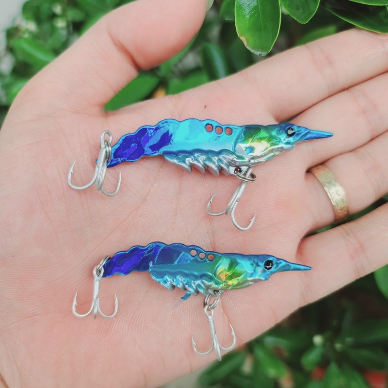 Mồi tôm sắt câu Lure