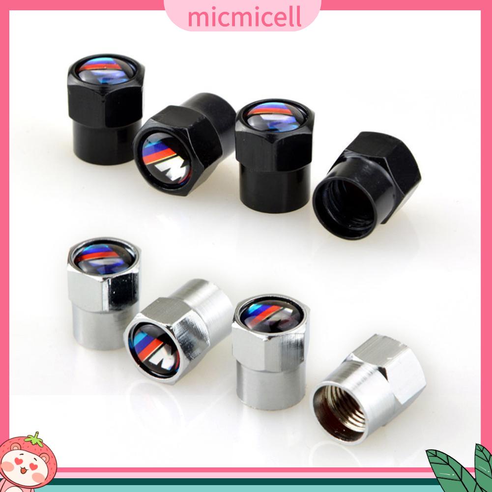 Set 4 nắp van bánh xe hơi chống bụi cho BMW