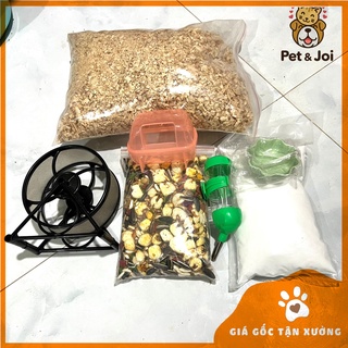 Combo phụ kiện đơn giản nuôi hamster - pet&joi