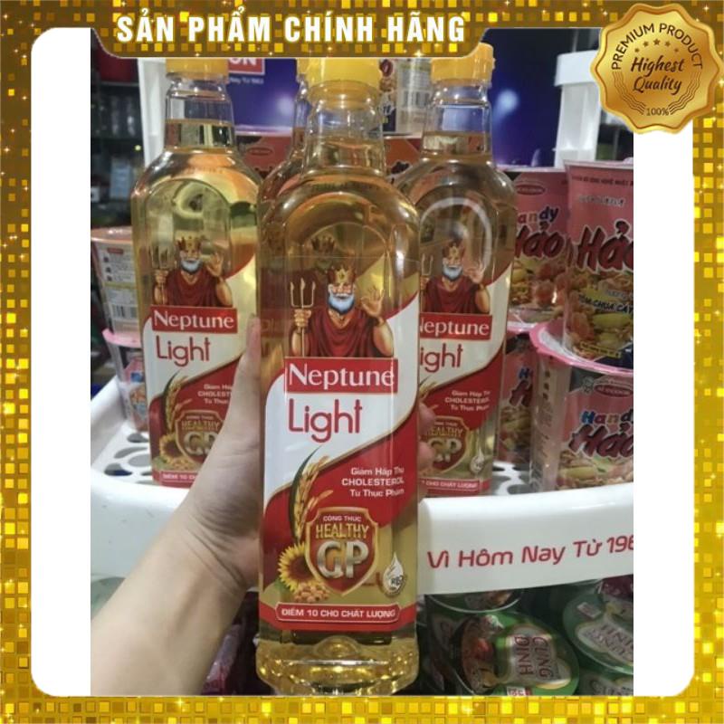 àng chính hãng Dầu ăn Neptune 1L Mẫu Mới