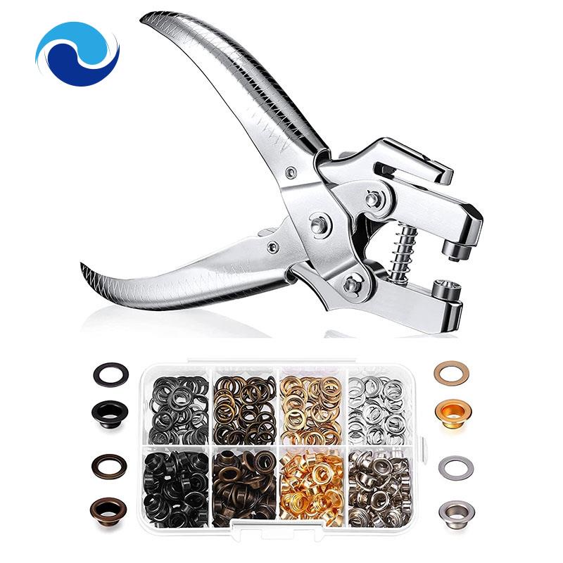 Kìm bấm lỗ kèm 200 phụ kiện chuyên dụng 3/16 Inch