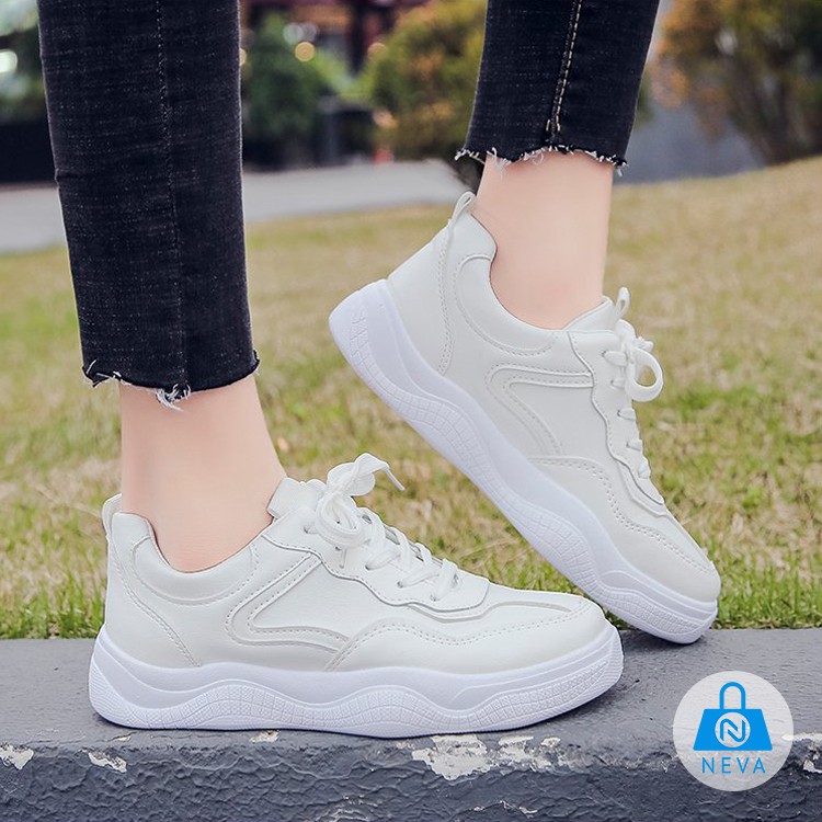 [Giày Mới] Giày SNEAKER màu trắng siêu hot NEVA2517