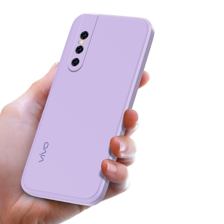 Ốp điện thoại silicon màu trơn đơn giản cho Vivo V15 Pro V11 V11i Z5X Z1 Pro Y17 Y15 Y12 Y11 2019