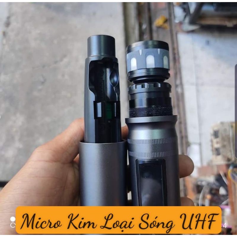 MICRO KIM LOẠI SÓNG UHF CAO CẤP ÍT HAO PIN DÀNH CHO MỌI LOA KÉO CỦ MIC TỐT