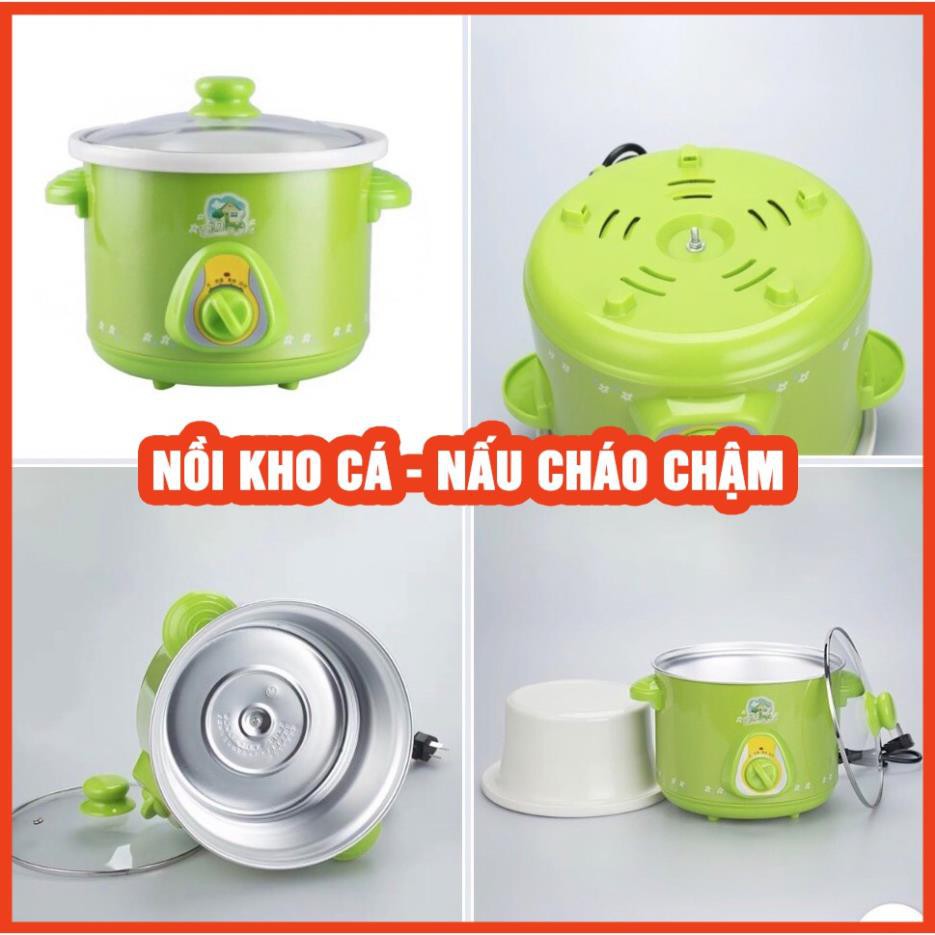 Nồi Kho Cá - Nấu Cháo Chậm Đa Năng 1,5L-2,5L