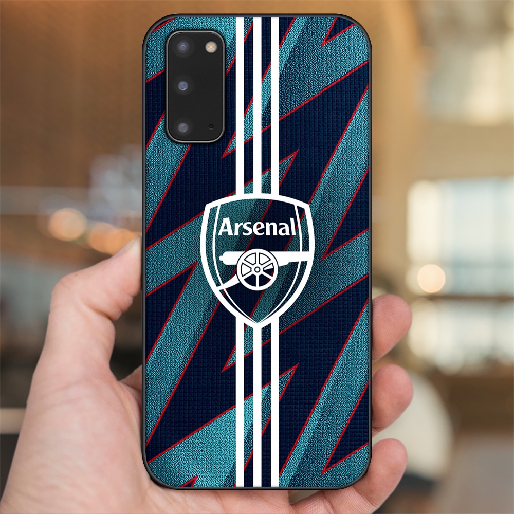 Ốp lưng Samsung S20 viền đen in hình Arsenal FC