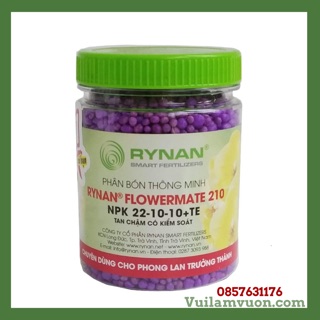 Phân bón thông minh tan chậm Rynan flowermate 210 cho lan trưởng thành