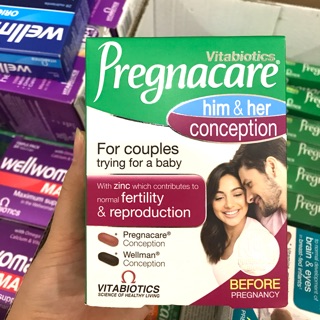 Viên uống tăng khả năng thụ thai Pregnacare His & Her Conception