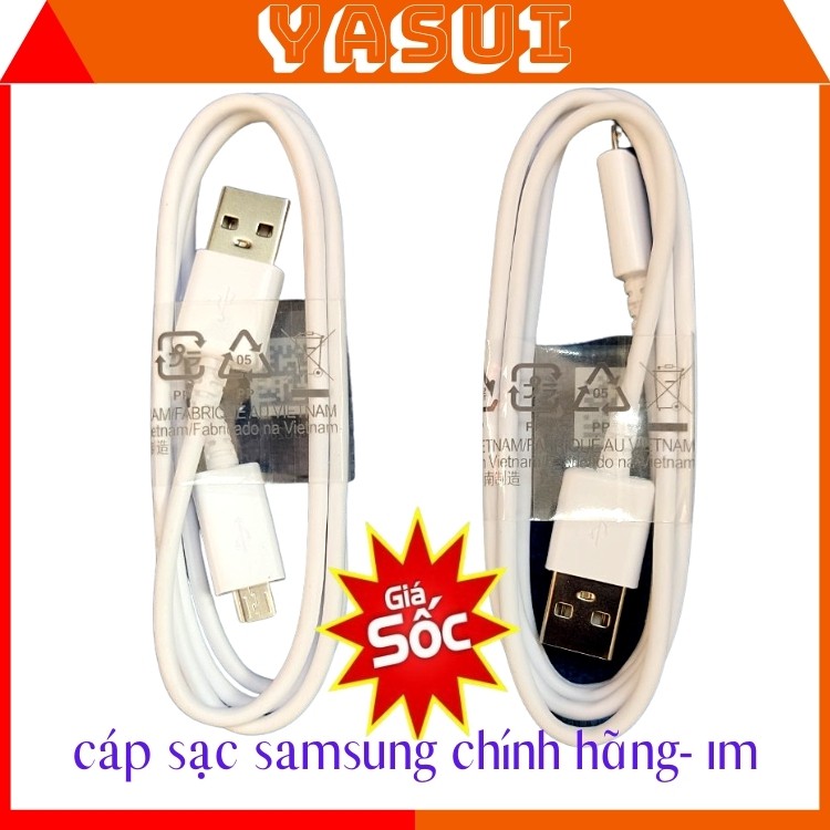 Cáp sạc nhanh samsung 💝 Freeship 💝 dây micro usb 1m bảo hành 1 đổi 1 trong vòng 6 tháng cho dây sạc samsung chính hãng