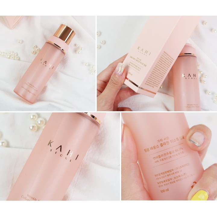 XỊT KHOÁNG COLLAGEN KAHI WRINKLE BOUNCE COLLAGEN MOITURIZING MIST 100ML