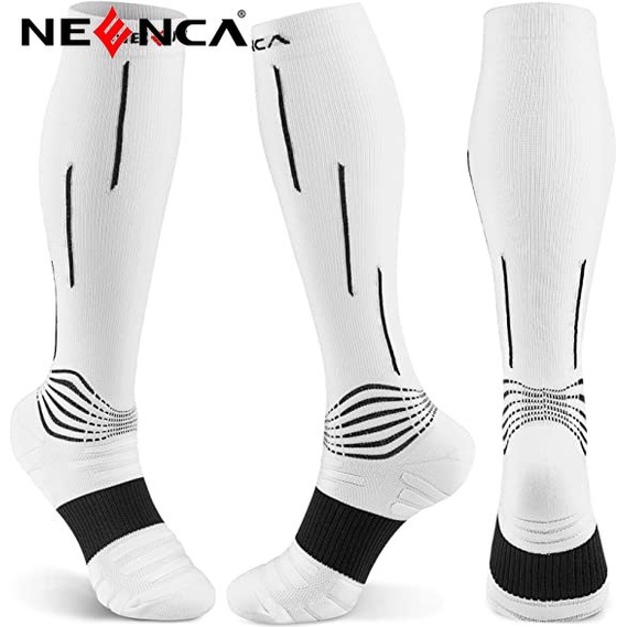 Đôi tất nén NEENCA 20-30 Mmhg bảo vệ chấn thương và giảm đau hiệu quả khi chơi thể thao