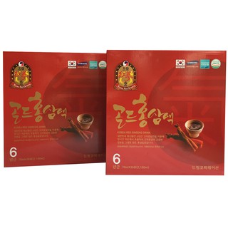 Combo 2 hộp nước hồng sâm 6 năm tuổi Hàn Quốc 30 gói 70ml bồi bổ sức khỏe, nước sâm bịch