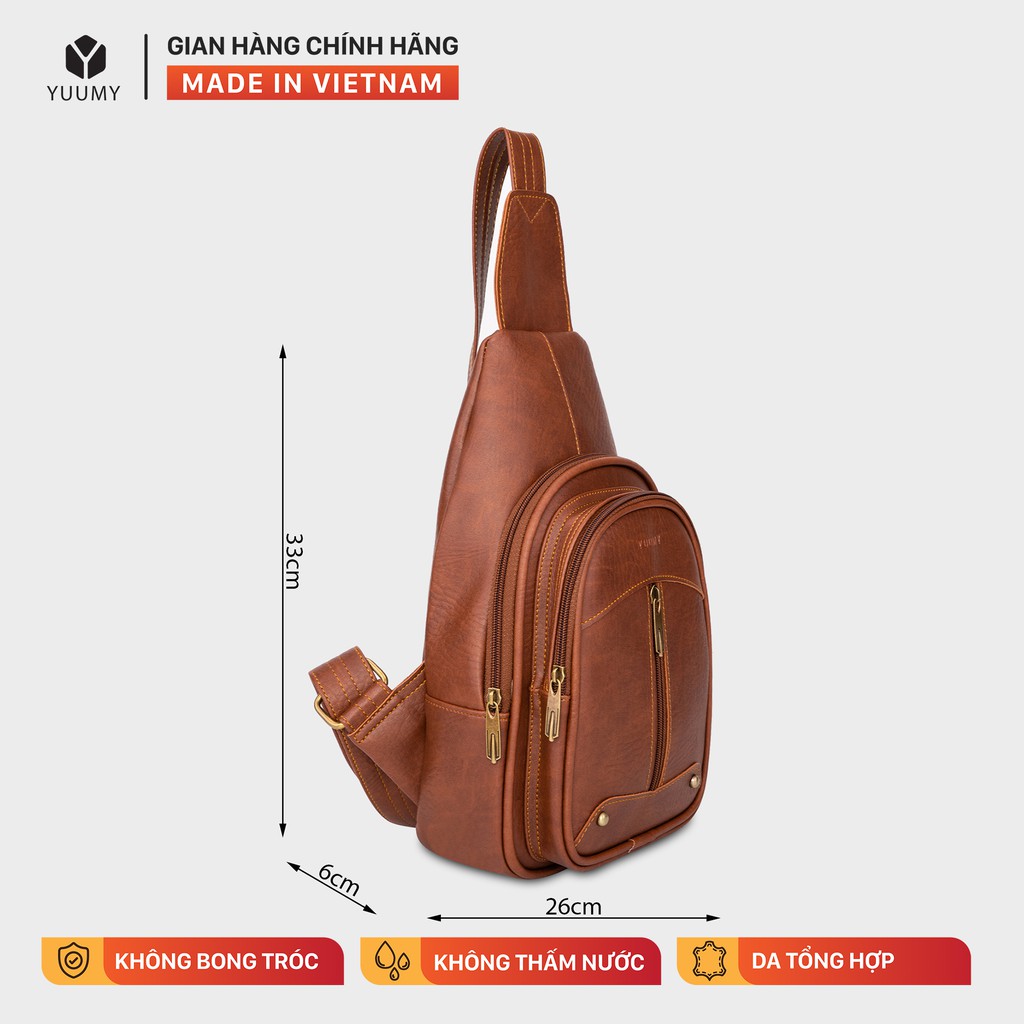 Balo đeo chéo thời trang nam YUUMY YBAC1 nhiều màu | BigBuy360 - bigbuy360.vn