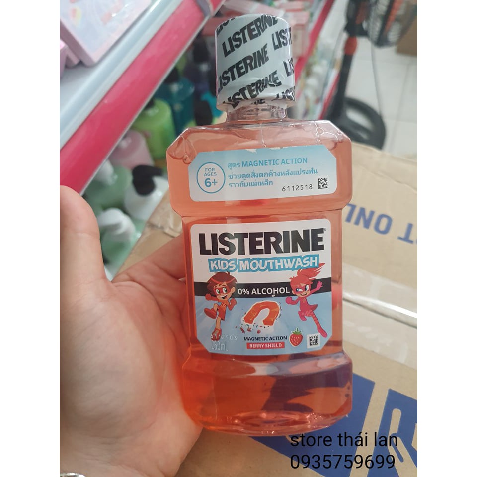 NƯỚC SÚC MIỆNG TRẺ EM LISTERINE KIDS MOUTHWASH 250ML