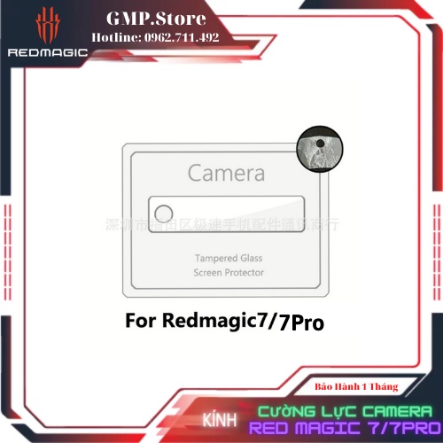 Kính cường lực bảo vệ camera cho Gaming phone Nubia Red Magic 7 / 7 Pro