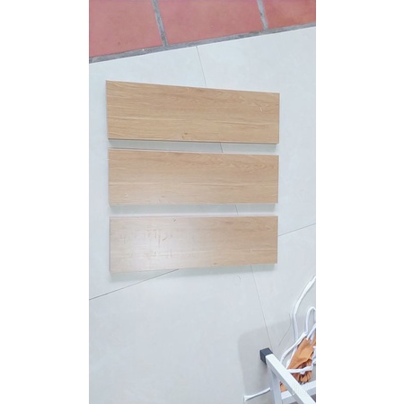 Kệ treo tường kệ gỗ treo tường kích thước 30x15cm tặng kèm phụ kiện giá 1 thanh kệ Treo tường