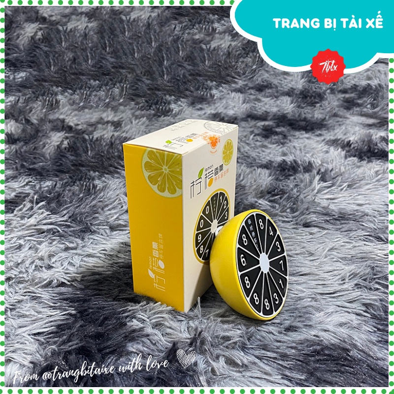 Bảng số điện thoại trên ô tô ghi số điện thoại gắn taplo hình quả cam kèm theo sáp thơm tinh dầu khử mùi xe hơi-BDTQC.