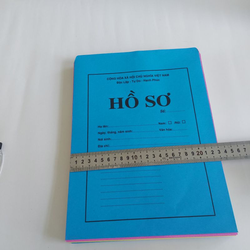 Bìa hồ sơ  vỏ hồ sơ xin việc nhiều màu kích thước 23x32 cm chất liệu giấy bìa Việt Nam