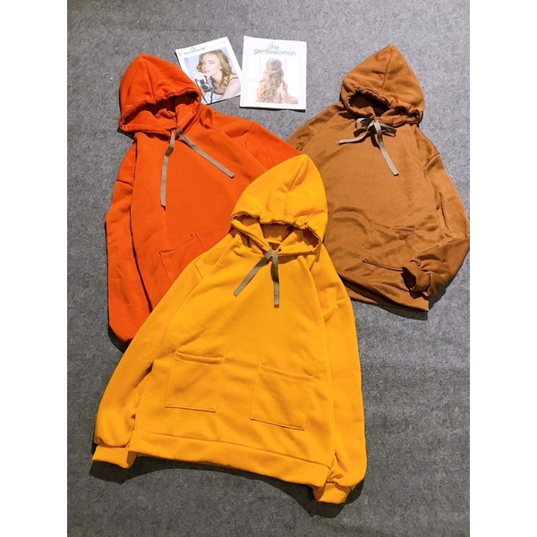 Áo nỉ mũ 2 túi TC6